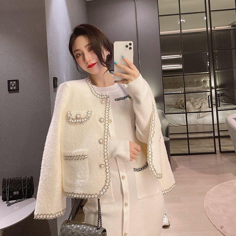 

Women's Jackets YIZZHOY Spring Autumn Women Long Sleeve O-Neck Sweet Loose Casual Fashion Ins Jacket Solid Single Breasted Outerwear, Black;brown