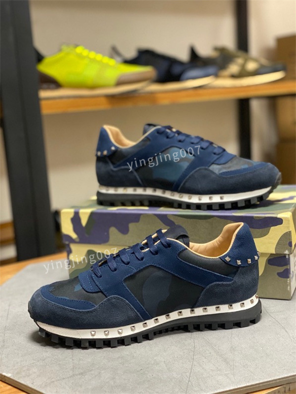 

2022 Casual shoes boots Travel 100% leather lace-up sneaker fashion designer Valentinoes shoes Running Trainers Letters mans shoe Printed gym sneakers 39-46, 03