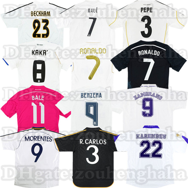 

Retro RONALDO Classic soccer jersey 11 12 13 14 15 16 17 SERGIO RAMOS BENZEMA BALE CASILLAS Ancient Football shirt, 14/15 third