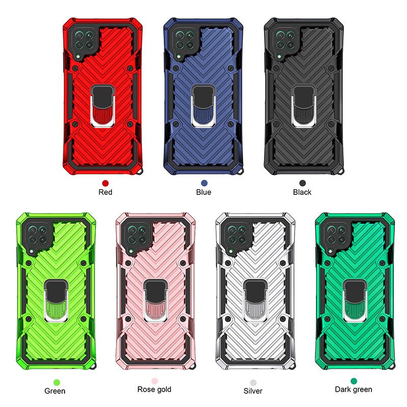 

Hybrid Armor case For A32 A52 A71 A51 G stylu 2021 samsung galaxy s20 plus note 20 ultra Dual Layer, Blue