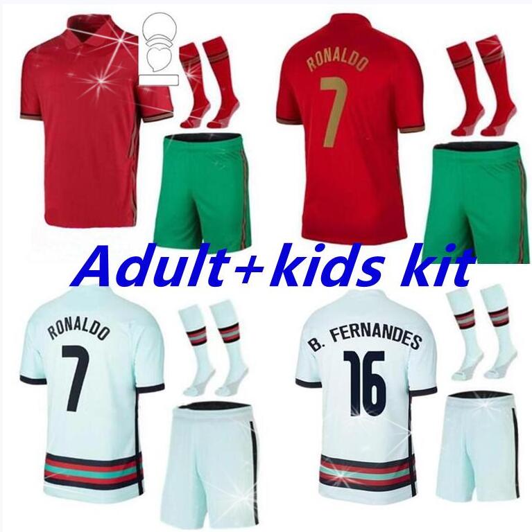

2021 RONALDO National Soccer Jerseys 21/22 JOAO FELIX BERNARDO CANCELO RUBEN NEVES Away White Team Men + Kids kit football shirts, Black;yellow