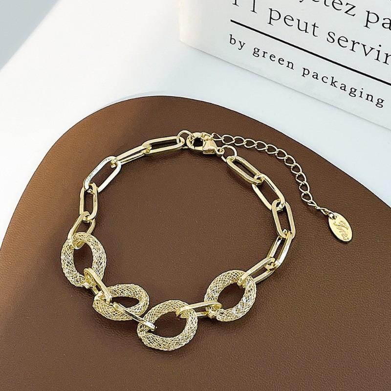 

Link, Chain Ms 2021 South Korea Fashionable Metal Bracelet, Personality Exquisite Jewelry Party Birthday Gifts Of, Black