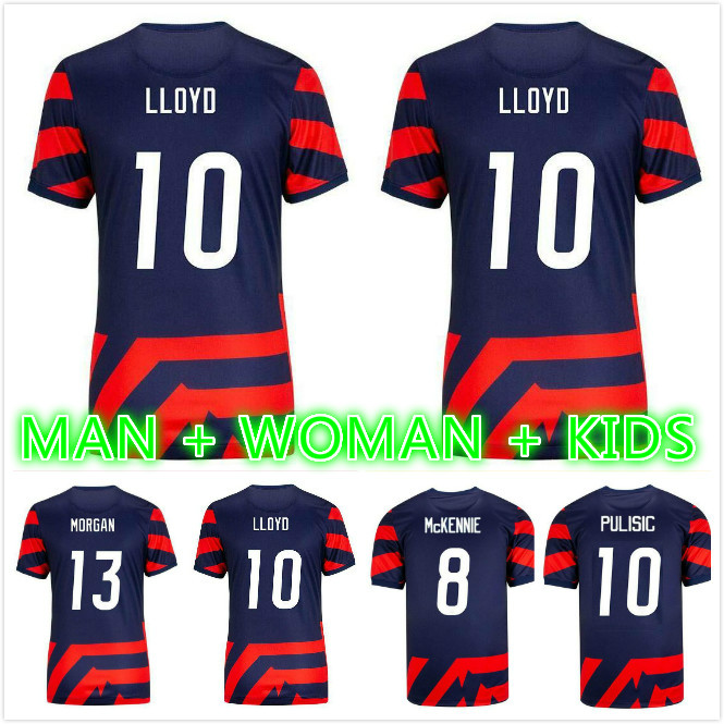 

2021 2022 US Soccer Jerseys #10 PULISIC YEDLIN BRADLEY United States Mens #7 WOOD DEMPSEY ALTIDORE Football Shirt Uniform, 21/22