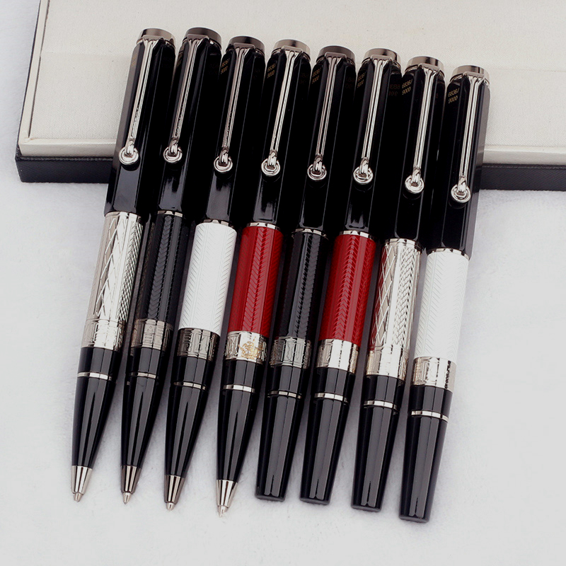 

2021 Great Writer Series Ink Roller Ballpoint Pen Stationery Office Unique William Shakespeare Korean Writing Gift Pens