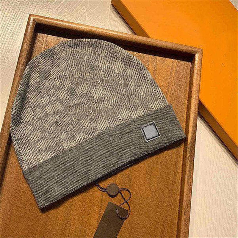 

Mens Knitted Hat Designer Fashion Hats Bonnet Winter Beanie Wool Cap Unisex Cashmere Plaid Letters Thicker Caps, Make up the freight