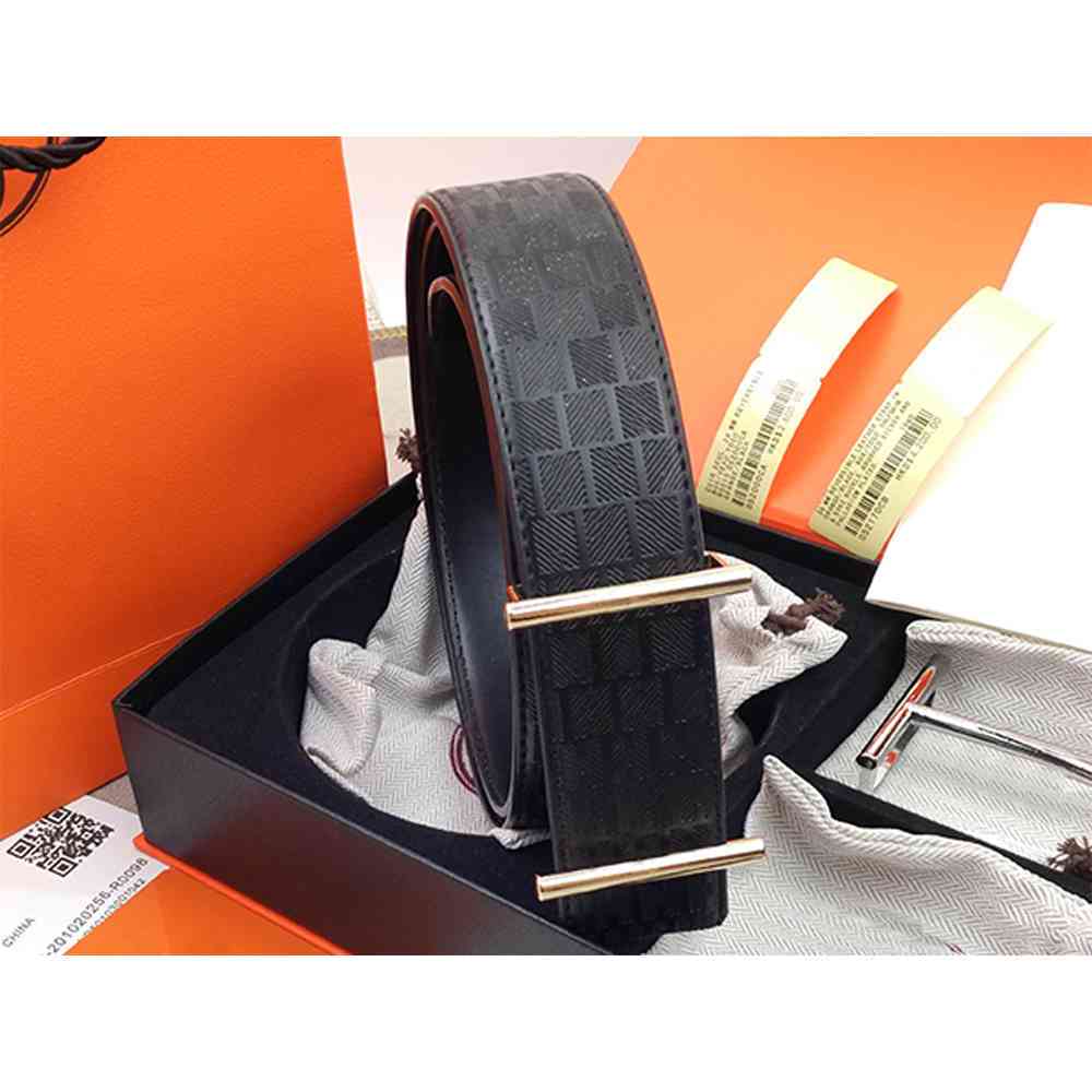 

Belt Womens High Quality Genuine many Color optional fashion Cowhide Belt for Mens Belt 38mm with gift box HJ3, With box