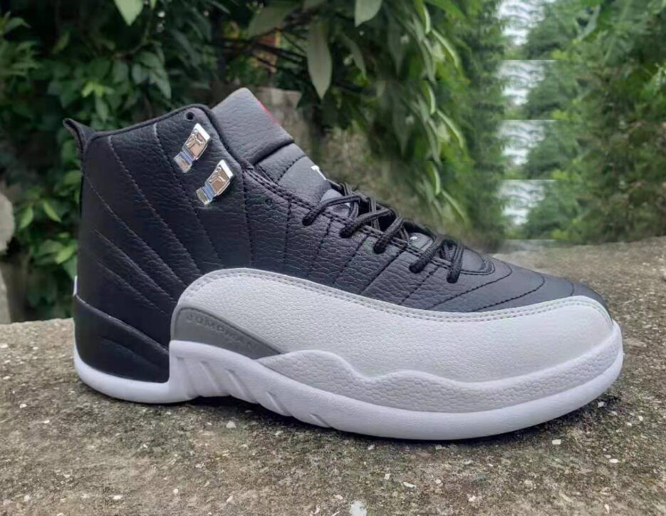 

High Quality 12 Playoffs mens Basketball Shoes 12s Black Varsity Red-White Outdoor Sports Sneakers Trainers With Box CT8013-006 us 7-13