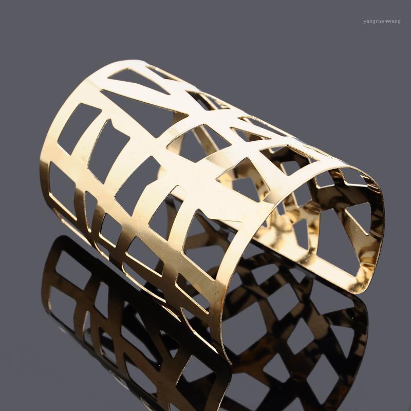 

Arrival Women Wide Pulseiras Fashion Gold Color Hollow Out Adjustable Jewelry Bangle