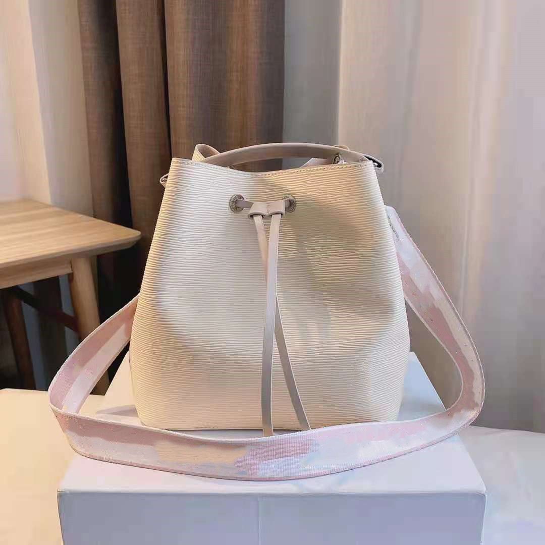 

High Quality Luxury Designer Women's Bucket Shoulder Bags escale neonoe Crossbody Bag Genuine Leather Handbags Adjustable Strap Fashion, Customize