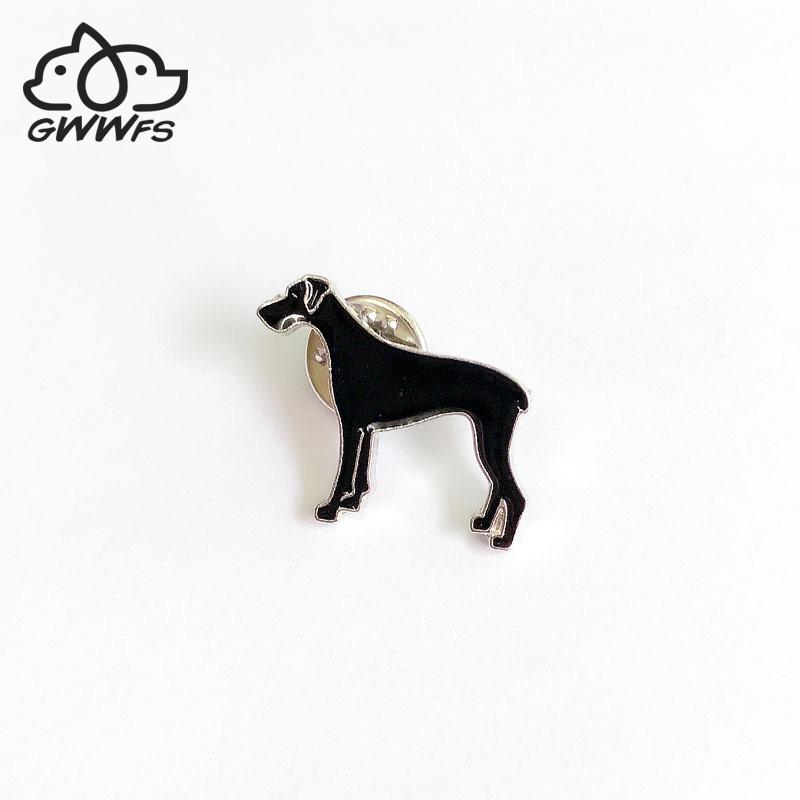 

Pins, Brooches Great Dane Men Women Silver Color Metal Alloy Animal Pet Dog Male Female Brooch Pins Fashion Party Clothes Jewelry