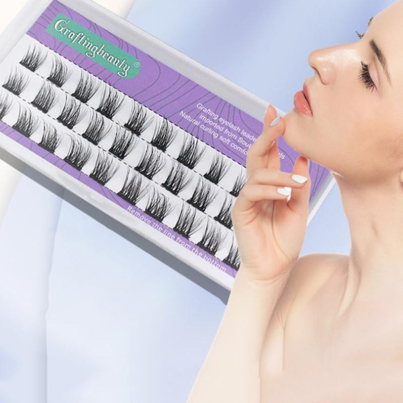 

Clusters Individual Lash C Curl DIY Extension Kit Natural Volume Fluffy Eyelash Tool False Eyelashe Makeup Eyelashes