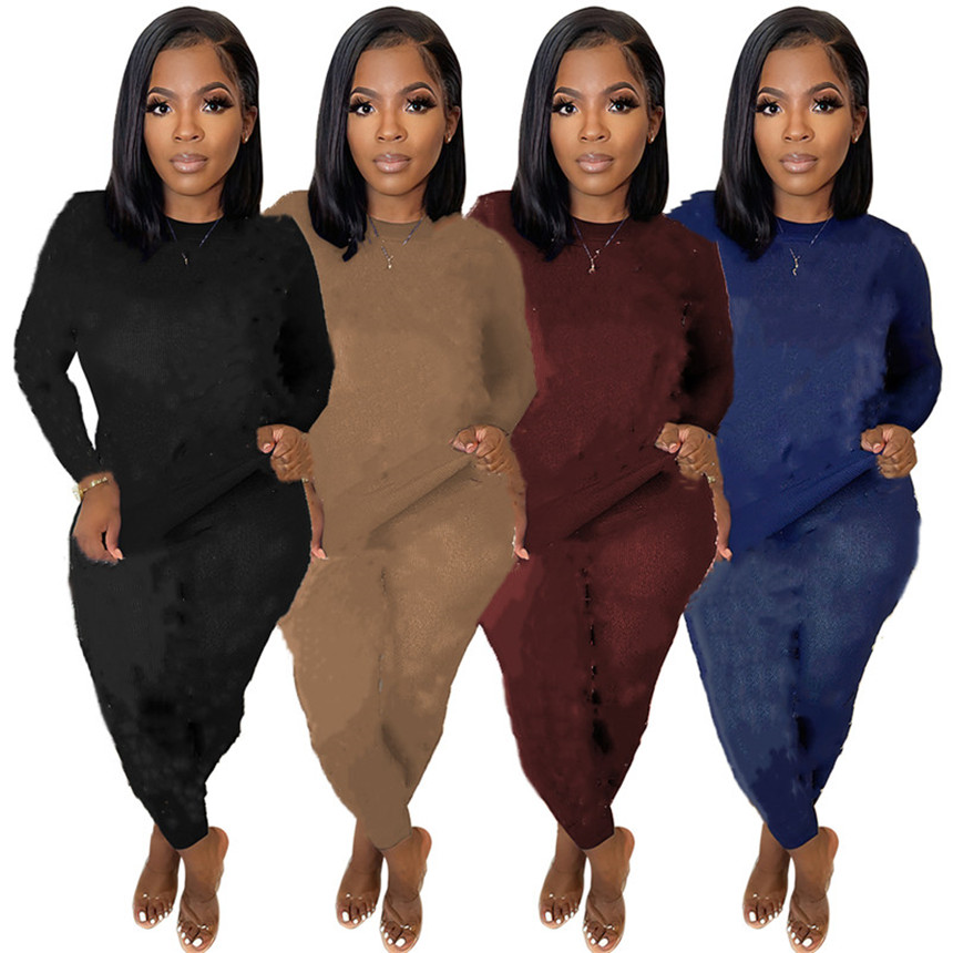 

Women ribbed Tracksuits letter jogger suit cotton hoodies Two piece sets fall winter clothing casual sweatshirt+leggings 5794, Mix color