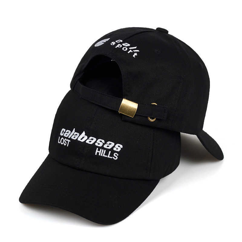 

Baseball cap CALABASAS-gorras bisbol con costura, 5 Bordado de letras, suaves, Superior ajustable, Unisex, algodn