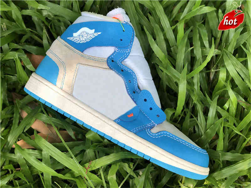 

Shoes Off Authentic High 1 OG UNC Power Blue White Red Chicago Canary Yellow Man Women Footwear Sports Original, Bubble wrap packaging