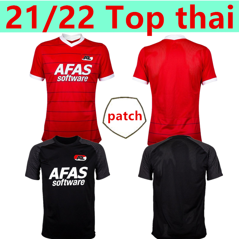 

21 22 AZ Alkmaar home soccer jersey 2021 DE WIT STENGS BOADU football shirt Kids camiseta fÃºtbol maillot foot camisa, Black;yellow