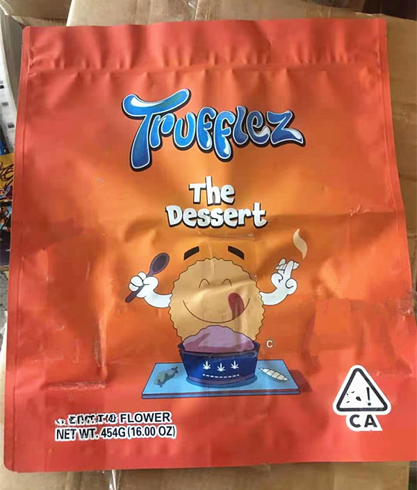 

1lb mylar bag one pound trufflez high monkey resealable zipper 460*390mm 454g flower packaging pouch plastic