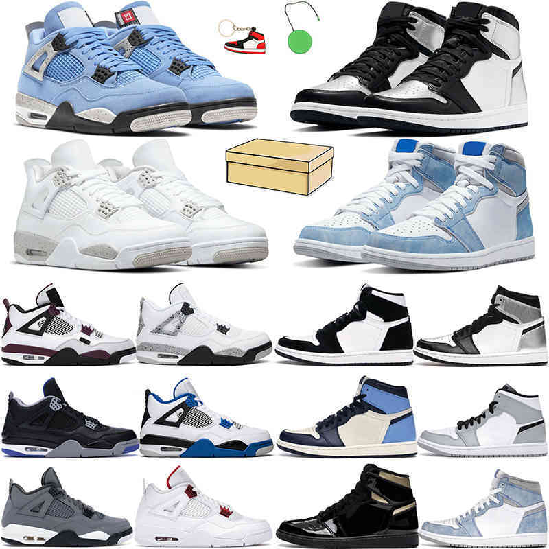 

2021 4s Boots shoes men women jumpman 1s high OG Hyper Royal Metallic Purple University Blue Black cat Pure Money Toro Flight Nostalgia, #8