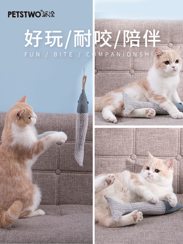 

Cat scratch board, stick, toy fish, imitation cat mint, molars, kitten pillow, claw grinder