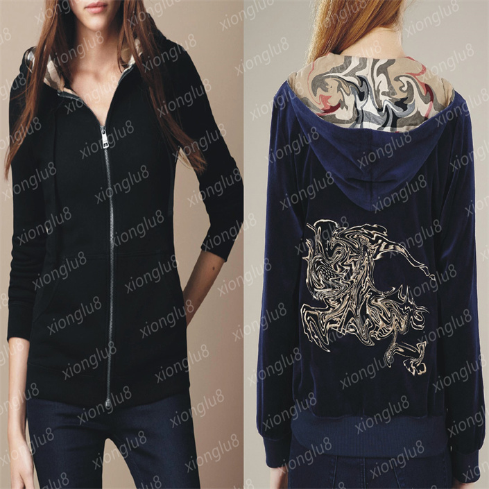 

Womens Sweaters designer women jacket Hoodie Sweate fashion Long Sleeve High quality Cardigan knitting Sweaters Coats Ladies lattice clothes, Black;brown