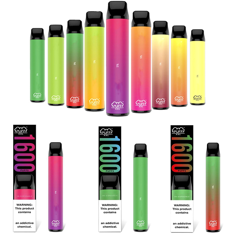 

Disposable Vape Puff XXL e cigarette mix flavors Vapes Pen 1600 vapor dropshipping Puffs Bars Plus 1000mAh Cartridge