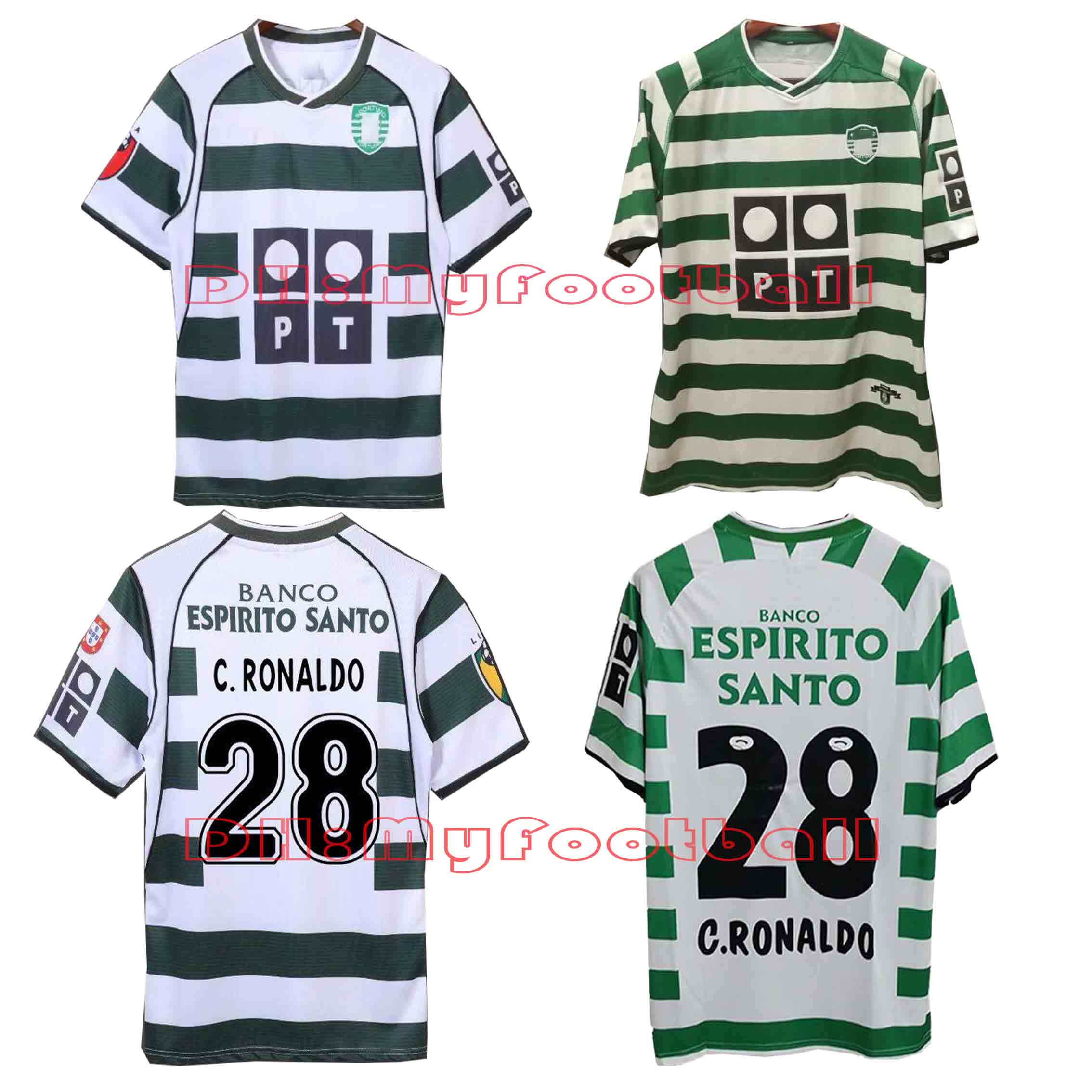 

Ronaldo Sporting CP 01 02 03 04 Lisboa retro soccer jerseys Marius Niculae Joao Pinto 2001 2002 2003 2004 Lisbon Classic Vintage football shirts, Black