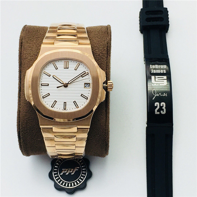 

PPF Factory Men's Watch 40mm 5711 V4 Edition with Cal.324 integrated sapphire crystal movement and stainless steel mirror strap, Slivery;brown