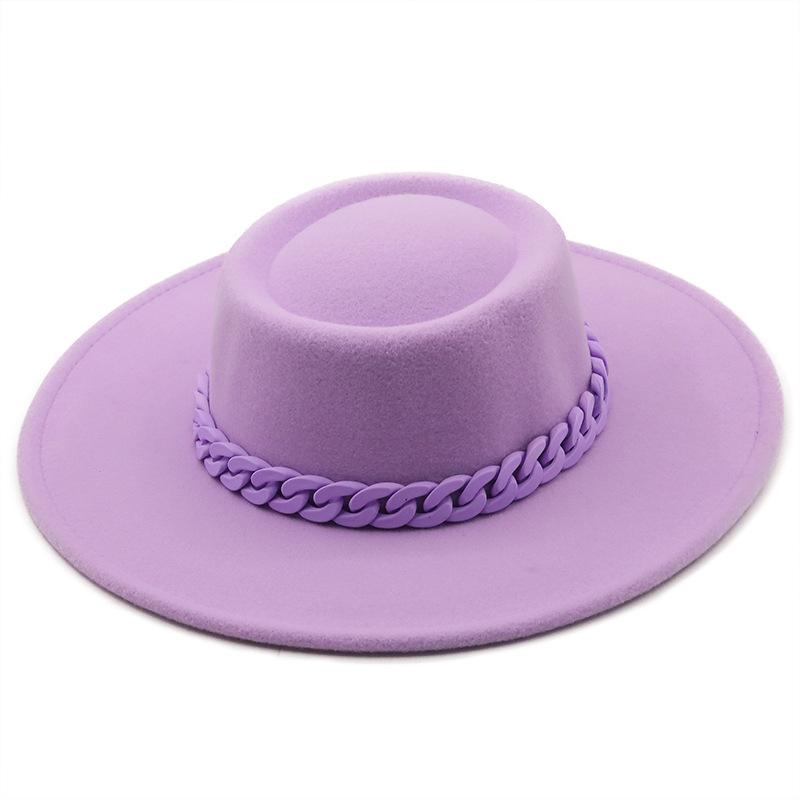 

Wide Brim Hats TOP FEDORA PANAMA COWBOY HAT FOR MEN WOMEN COWGIRL WESTERN Summer Autumn Trilby Cap Fashion, 13