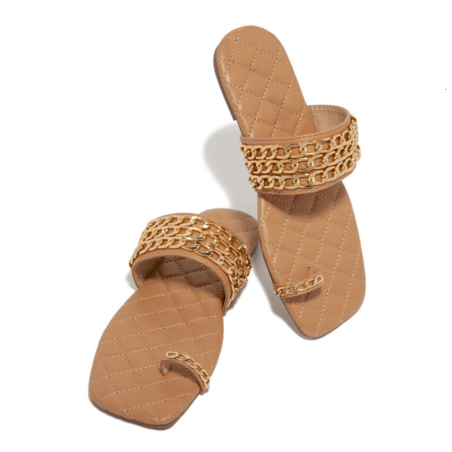 

luxury slippers 2021 summer sho leisure clip toe flat bottom large women's sandals, Black