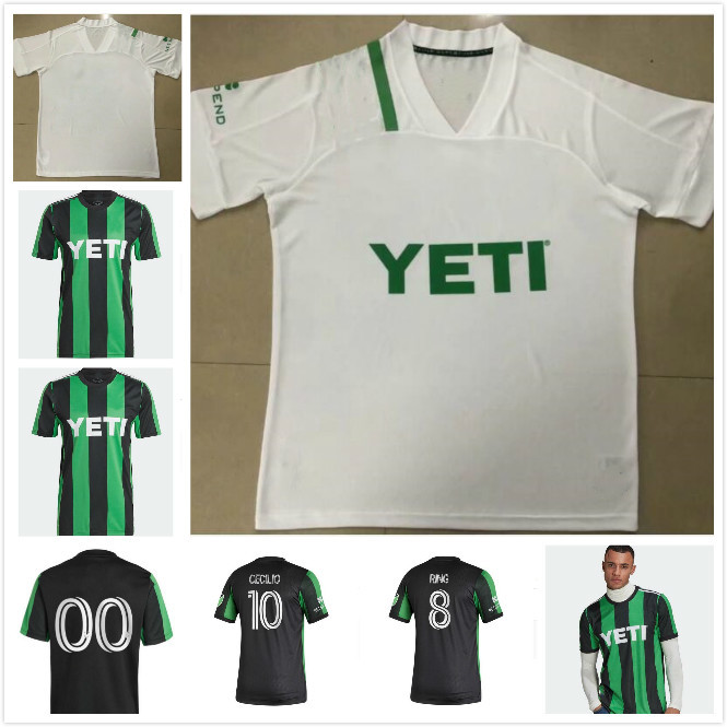 

MLS 2021 2022 Inaugural Austin FC soccer jersey Home away 20 21 22 football shirt maillot de foot uniform, Black