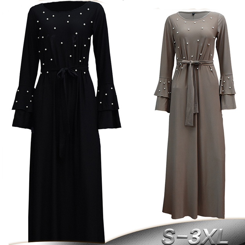 

Arabic Vestidos Abaya Dubai Muslim Kaftan Turkey Abayas For Women Maxi Hijab Dress Caftan Elbise Robe Turkish Islamic Clothing