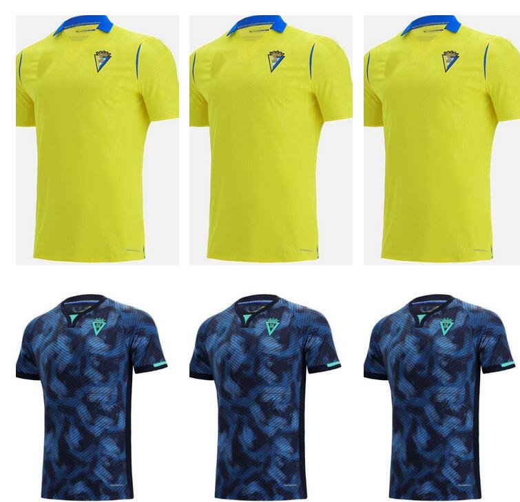 

21 22 Cadiz soccer jerseys CÁDIZ CF 2021 2022 LOZANO ALEX Bodiger Juan Cala CAMISETA ASCENSO A LIGA SANTANDER de fútbol football shirts
