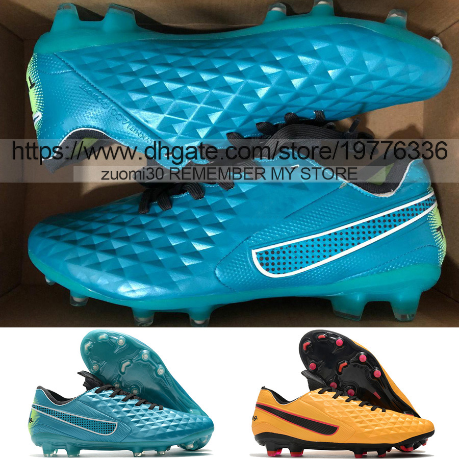 

Send With Bag Soccer Boots Tiempo Legend 8 VIII Elite FG Mens Football Shoes Firm Ground Outdoor Spikes Soft Leather Comfortable Training Cleats Size US6.5-12
