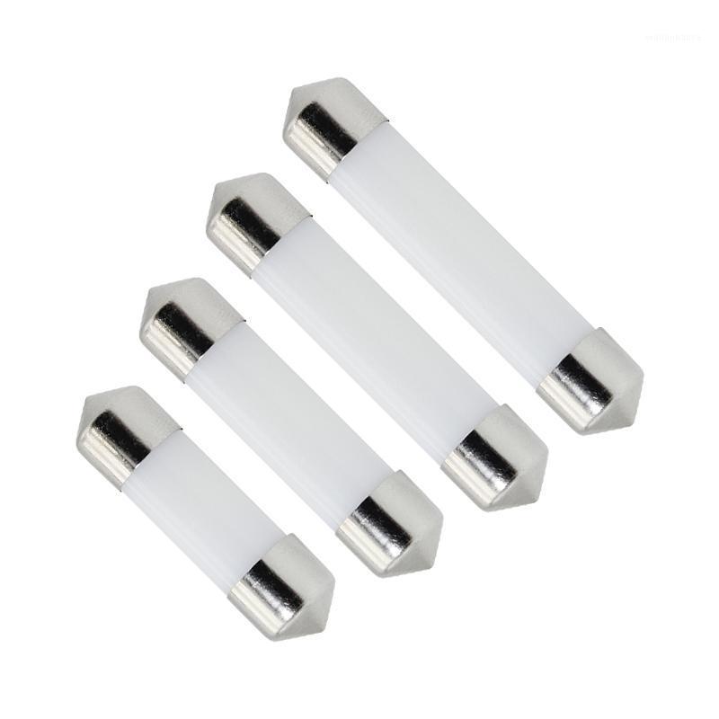 

Emergency Lights 2/4/10 Pcs Milky Cover Festoon LED 31MM 36MM 39MM 41MM C5W Car Dome Reading Bulb License Plate Light 12V DC