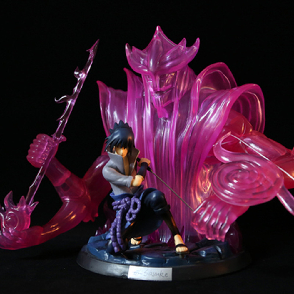 

Japan Anime Naruto 30cm Uchiha Sasuke Susanoo Fighting Genius Pvc Action Figure Collectible Boxed Doll Ornaments Model Toys X0121