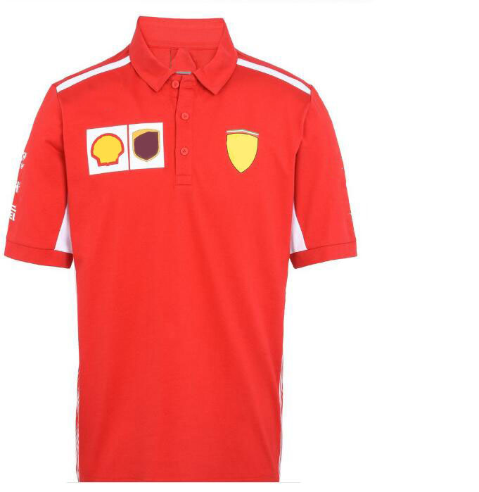 F1 Formula One racing suit fans lapel short-sleeved T-shirt POLO shirt quick-drying-image-675378517