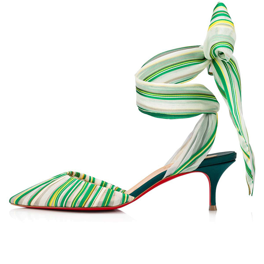 

Luxury Women's Sandals Red Bottom Pumps Kate Sling Noor 55 mm Designer Women High Heels Dress Shoes Classic Wedding Party Ladies satin crepe Sandal With Box EU 35-43, #1