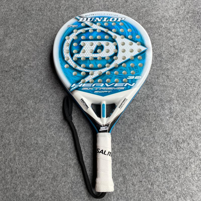 

Tennis Rackets Beach Padel Racket Professional Paddle Dunlop Racquet Carbon Dampener Raquete De Paqueta
