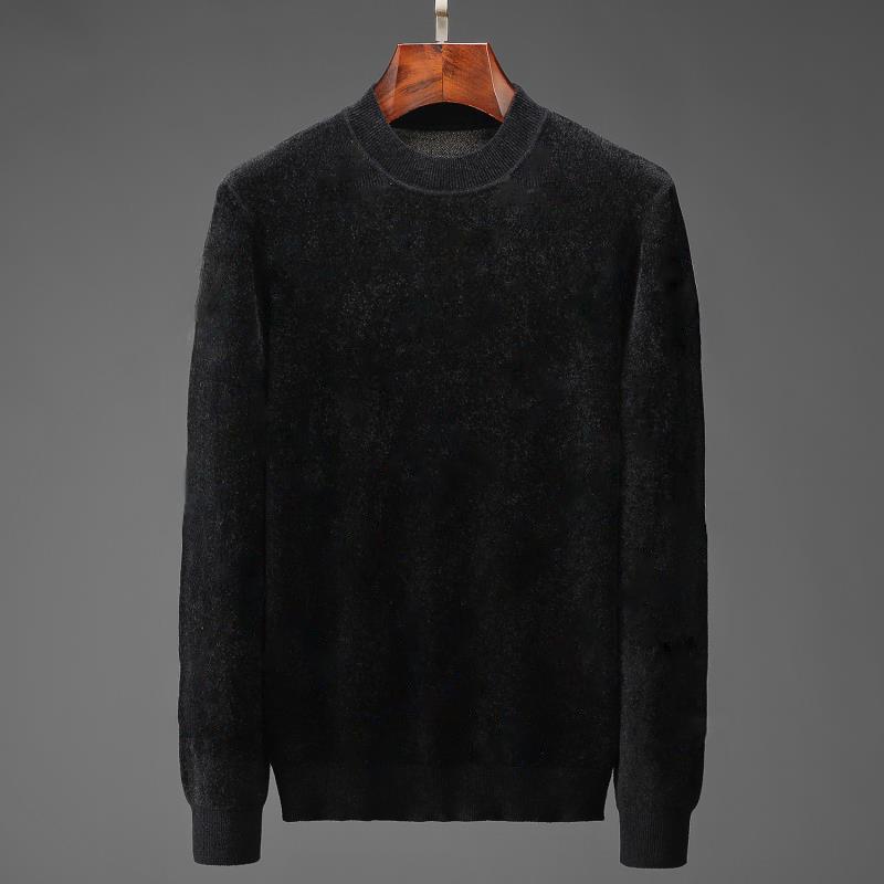 

Fashion Autumn Winter Designer Men Sweater Long Sleeve Hoodie Hip Hop Sweatshirts Men Women Casual Clothes Sweater -3XL, Black