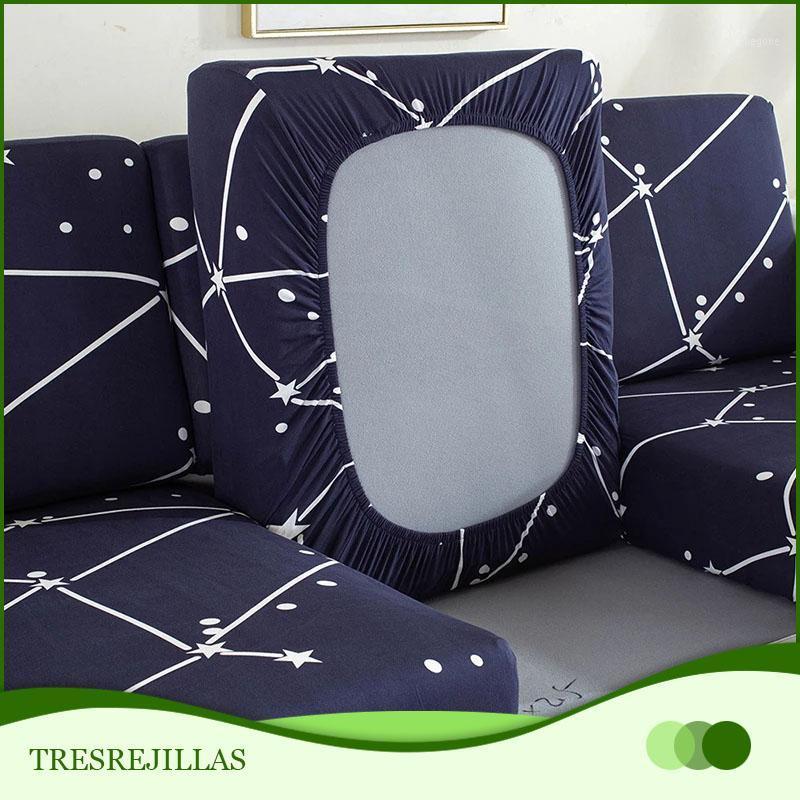 

Chair Covers Printed Stretch Sofa Cushion Cover Elastic Protector Matching Washable Couch Slipcover