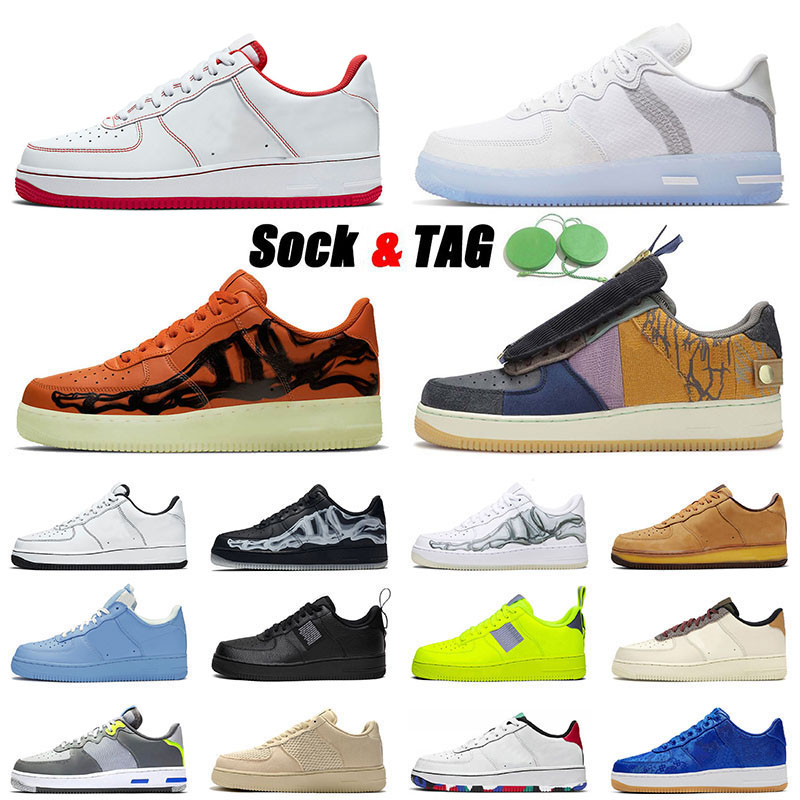 

2021 Top Quality Dunk One Running Shoes Platform Low Sneakers React Naija Skeleton Orange Travis Scotts Men Women Dunks N.354 Trainers Skateboarding, D3 rose gold 36-40