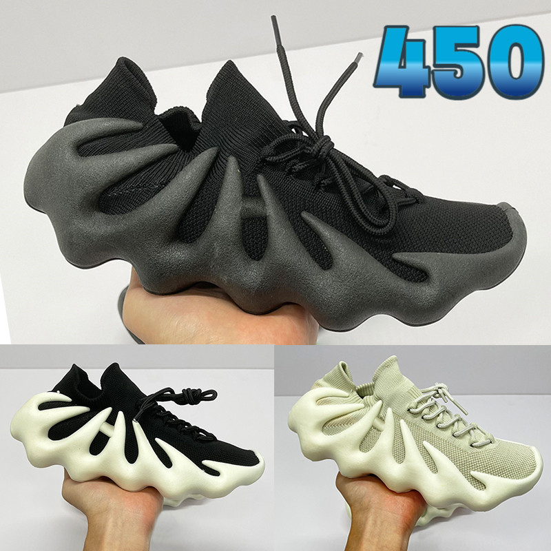 

Newest 450 mens running Shoes dark slate triple cloud white black UNC university blue low fashion luxury men trainers women Sneakers US 5-11.5, Bubble wrap packaging