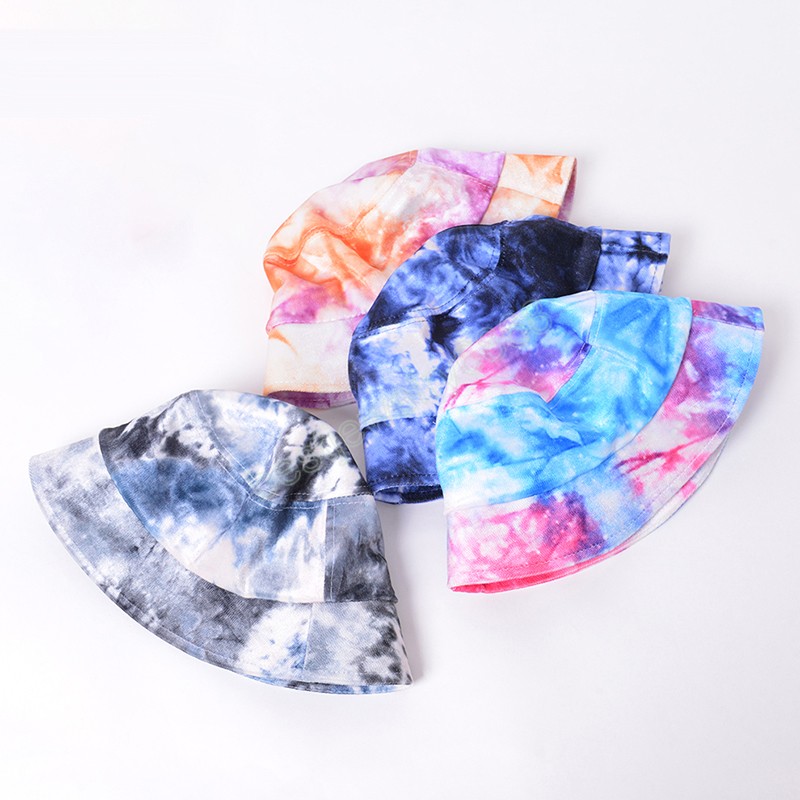 

Adult Bucket Hat Fisherman Hat Reversible Fishing Hat Colourful Graffiti Caps Hip Hop Creative Tie Dye Gorros Men Women, Mixed color