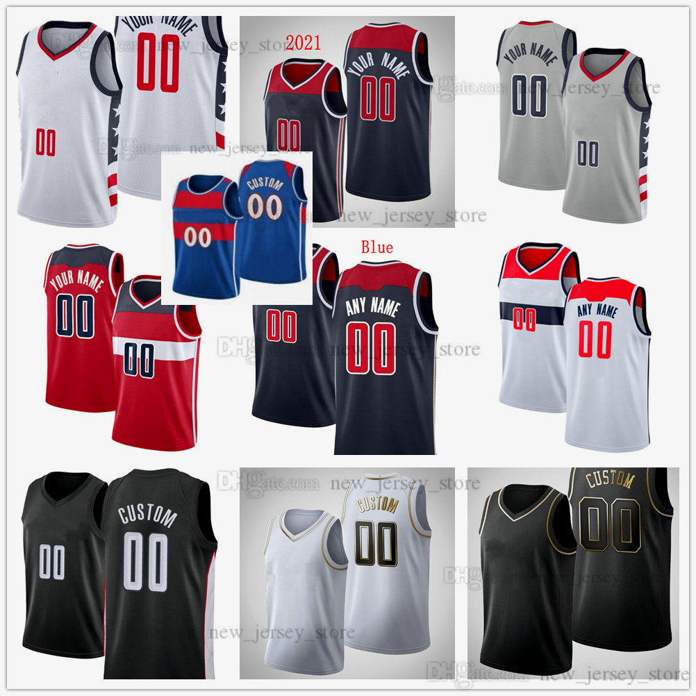 

Custom Printed Screen New 75th City Basketball 33 Kyle Kuzma Jerseys 3 Bradley 6 Kristaps Beal Porzingis 1 Kentavious Caldwell-Pope Tomas Satoransky Thomas 13Bryant, Printed (with team logo)
