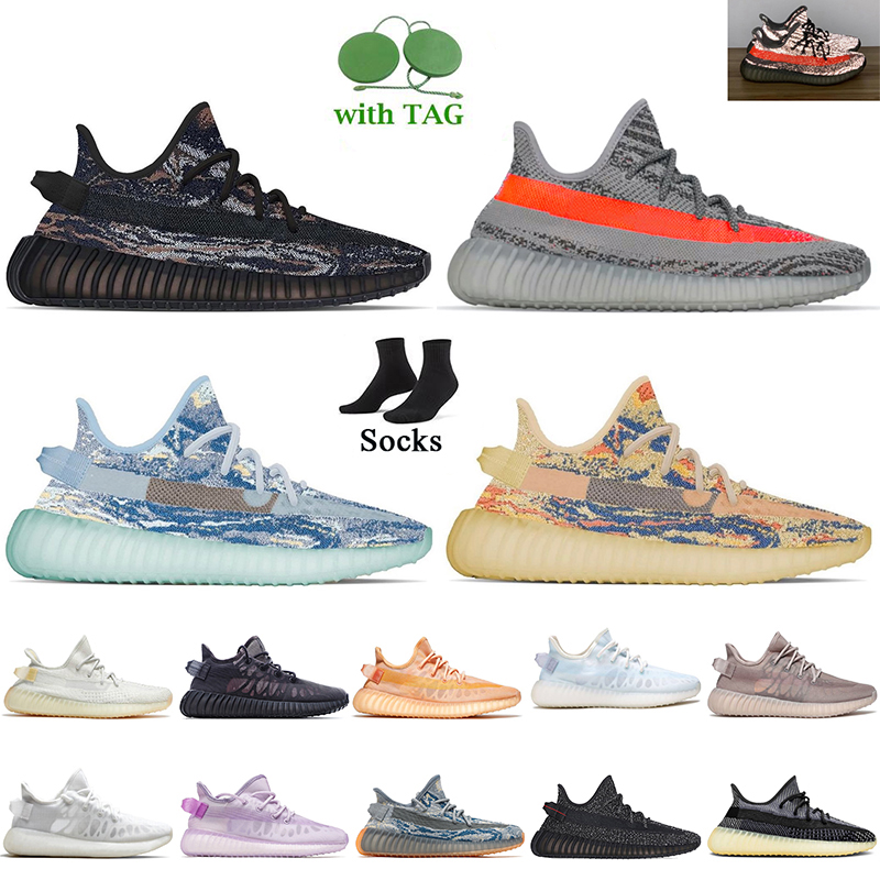 

Adds Yeezy Boost 350 V2 Women Mens Running Shoes Light Mono Clay MX Blue Oat Rock Beluga Reflective Trainers Yeezys Authentic Fashion Kanye West 350s Outdoor Sneakers, C30 36-40