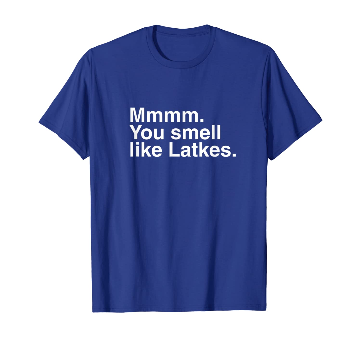 

funny latke hanukkah you smell like latkes matching couples t-shirt, White;black