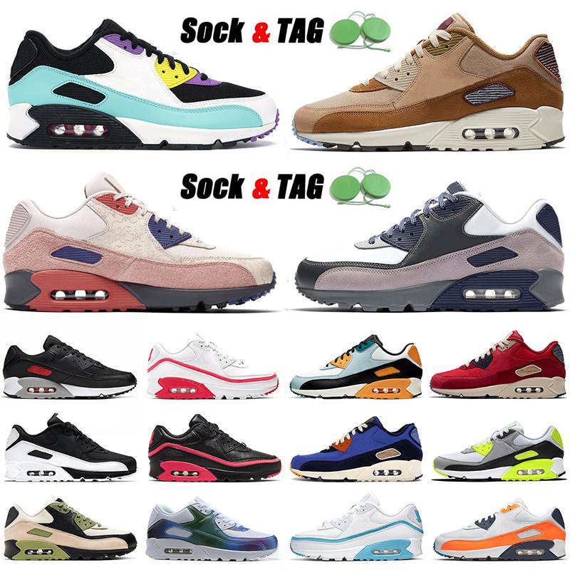 

90 Mens Running Shoes Supernova Bred Camo Orange Green Infrared Triple White Black Volt Yellow Viotech Univeristy Red 90s Women Sports Trainers Sneakers, 36-40