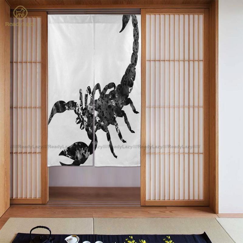 

Scorpion Curtains Bedroom Partition Door Curtain Double Fancy & Drapes