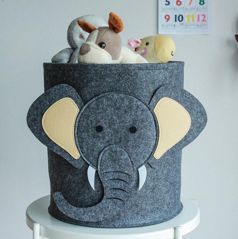 

Foldable Storage Bin | Collapsible Sturdy Fabric Storages Basket Cube W/Handles for Organizing Shelf Nursery Toy Closet 35*37CM