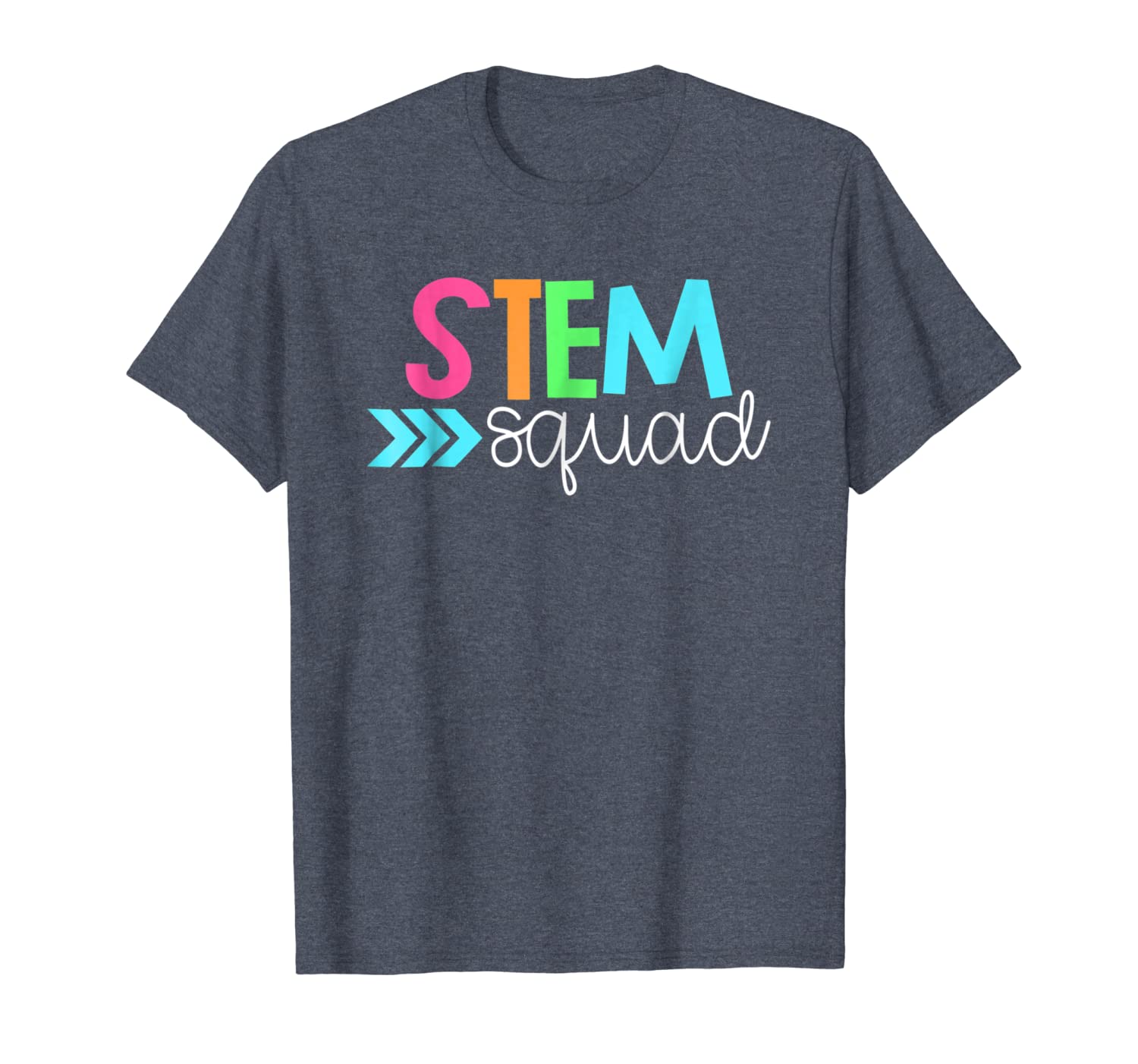 

science, tech, engineering, math shirts - stem squad, White;black