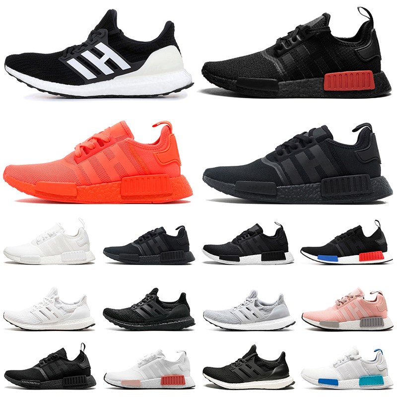

NMD R1 ultraboost Running Shoes ultra boost Triple Black White Solar Red Pink Mens Womens Trainers Sports Sneakers Dropshipping